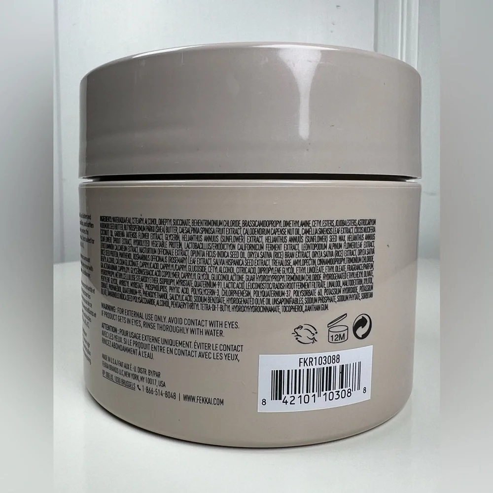 FEKKAI Shea Butter Intense Hair Mask VEGAN Clean Non Sulfate 7.5 Oz